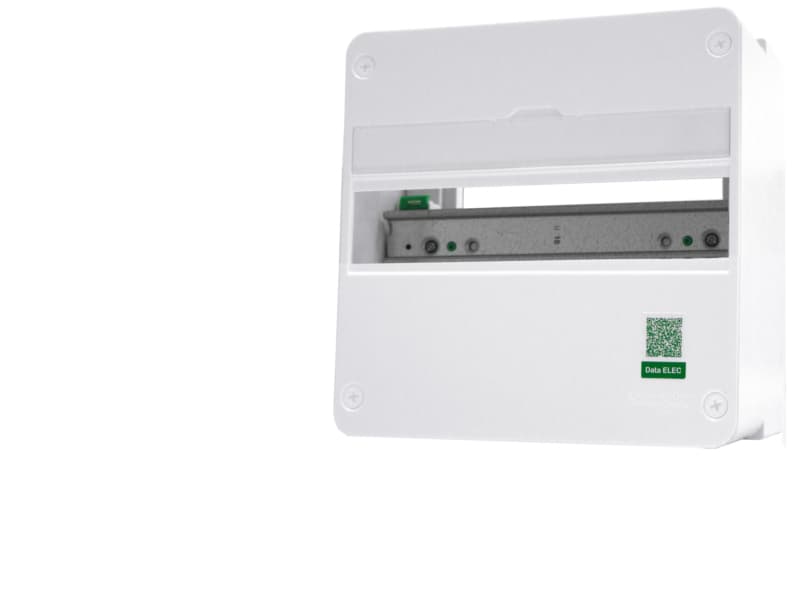 Coffret nu 13 modules 1 rangée Schneider Resi9